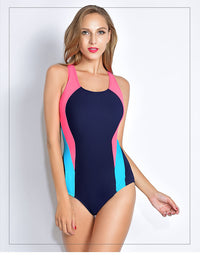 Colorblock Nylon One-Piece Swimsuit by Kalea Boutique - KaleaBoutique.com