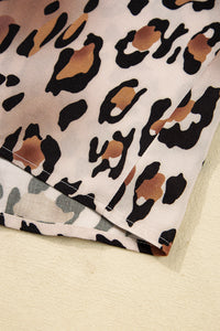 KaleaBoutique Stylish Dearlove Leopard Print Colorblock Striped Edge Shirt and Pants Pajama Set - KaleaBoutique.com