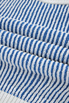 KaleaBoutique Stylish Striped Textured Knit Contrast Edge Loose Sweater - KaleaBoutique.com
