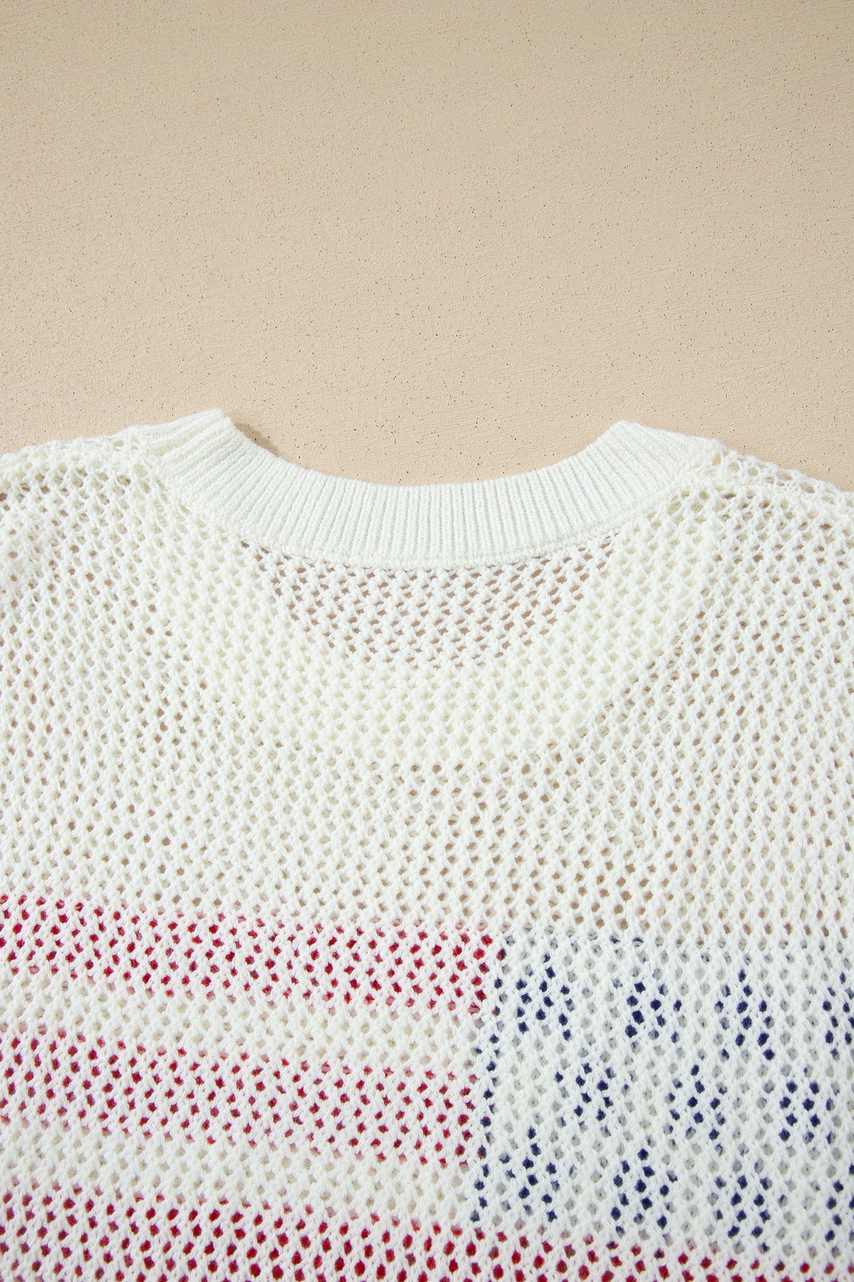 KaleaBoutique Stylish Flag Graphic Short Sleeve Sweater Top - KaleaBoutique.com