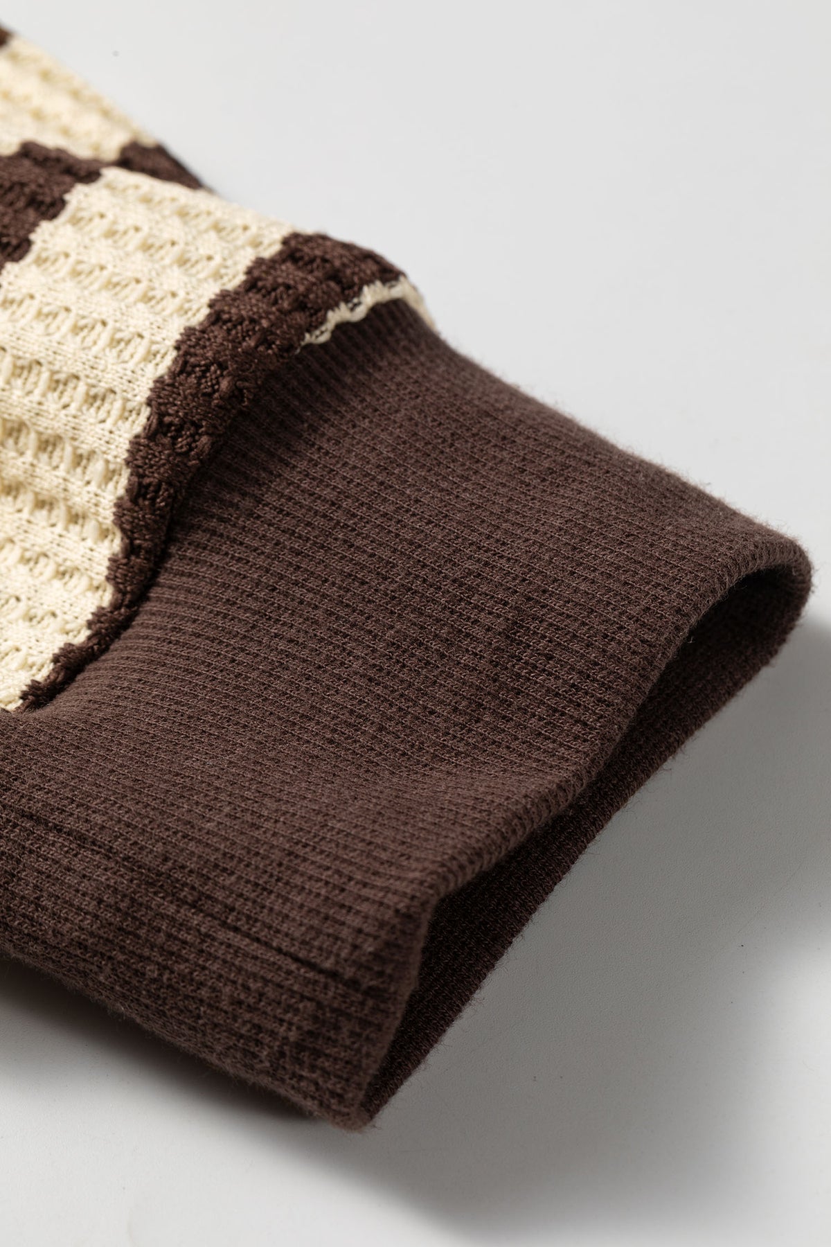 KaleaBoutique Comfortable Patchwork Ribbed Cuff Casual Pullover Sweatshirt - KaleaBoutique.com