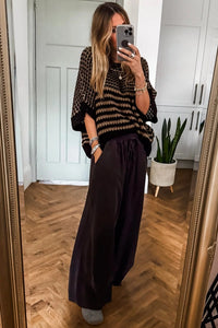 KaleaBoutique Stylish 3/4 Draped Sleeve Slouchy Sweater - KaleaBoutique.com