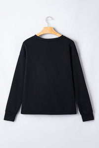 KaleaBoutique Stylish Solid Color Dropped Shoulder Long Sleeve Top - KaleaBoutique.com