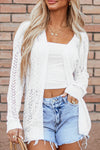 KaleaBoutique Stylish Classic Solid Open Knit Cardigan - KaleaBoutique.com