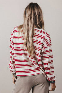 KaleaBoutique Dropped Shoulder Long Sleeve Casual Pullover Top - KaleaBoutique.com
