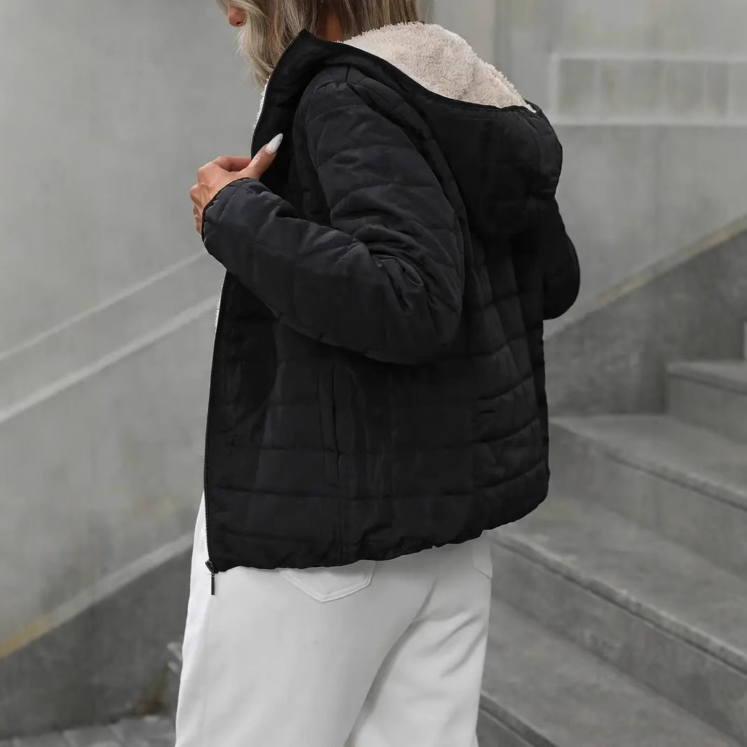 Women’s Black Loose-Fit Casual Jacket - KaleaBoutique.com