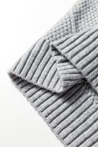 KaleaBoutique Comfortable Cable Knit Drop Shoulder Loose Fit Sweater Dress - KaleaBoutique.com