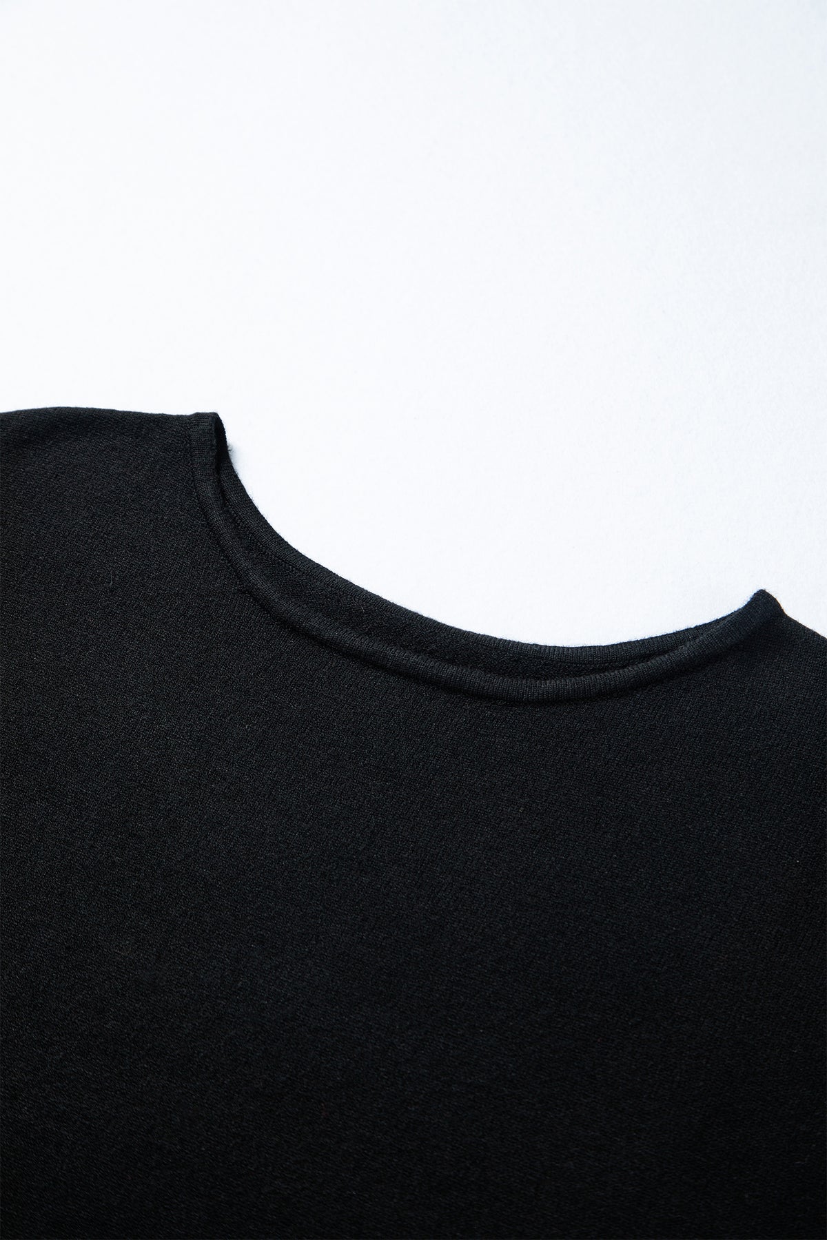 KaleaBoutique Stylish Asymmetric Neck Batwing Sleeve Shift Mini Sweater Dress - KaleaBoutique.com