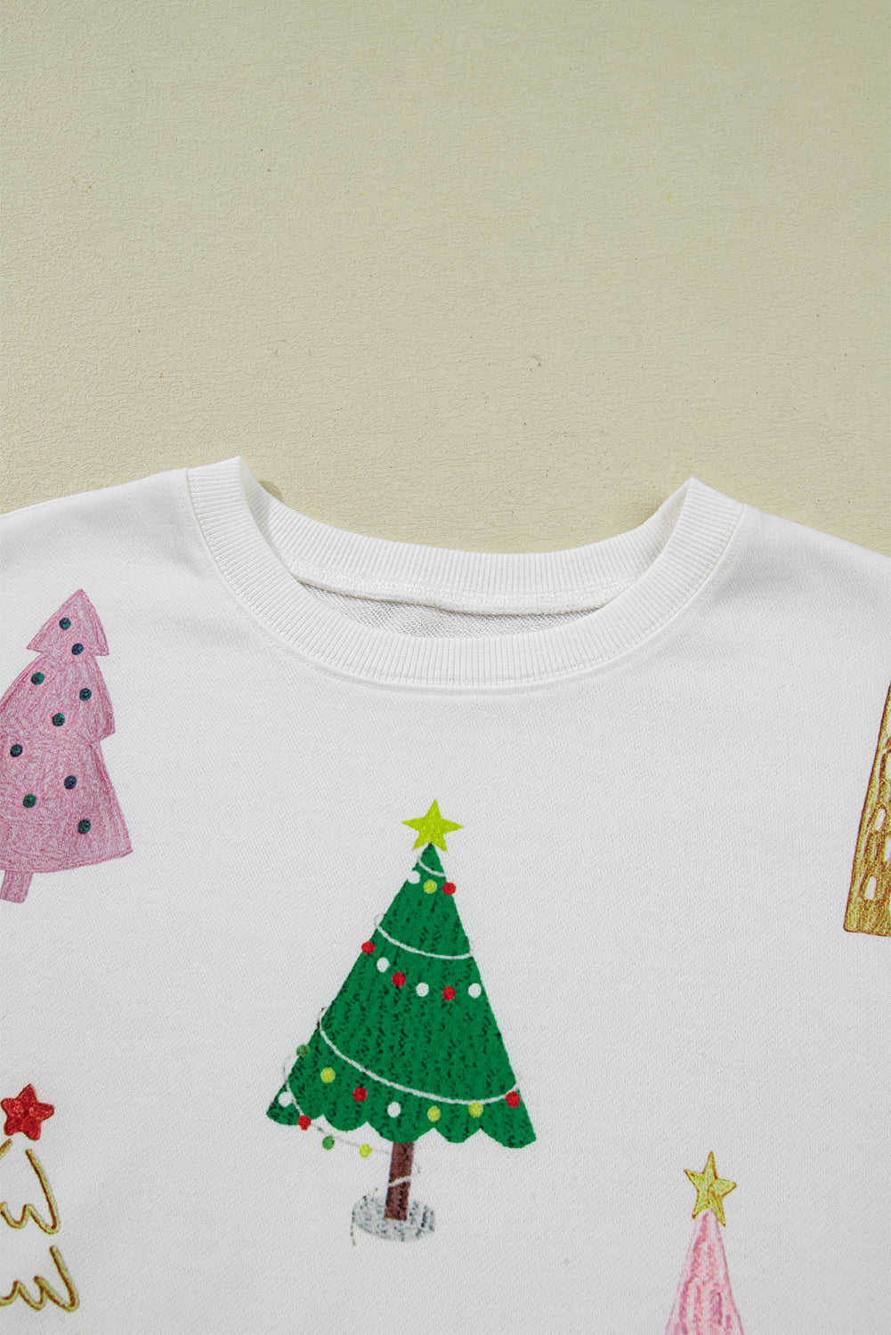 KaleaBoutique Stylish Multi Christmas Tree Long Sleeve Top and Shorts 2pcs Lounge Set - KaleaBoutique.com