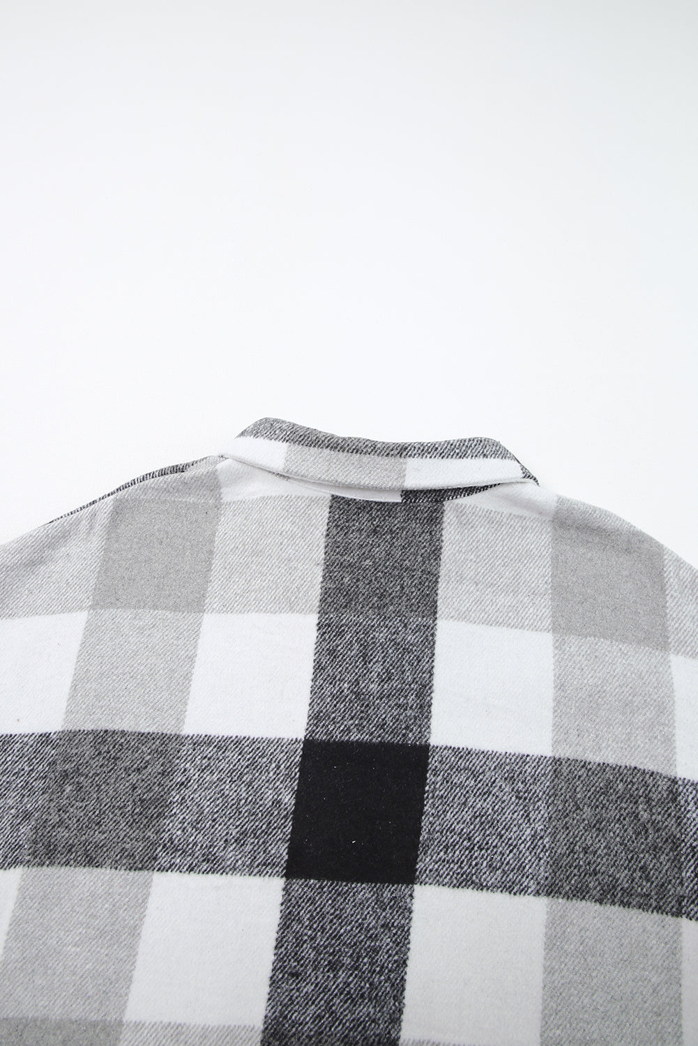 Plus Size Checkered Button-Up Shacket - KaleaBoutique.com