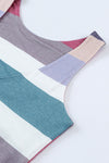 KaleaBoutique Stylish Stripe Print Slit Maxi Tank Top Dress - KaleaBoutique.com