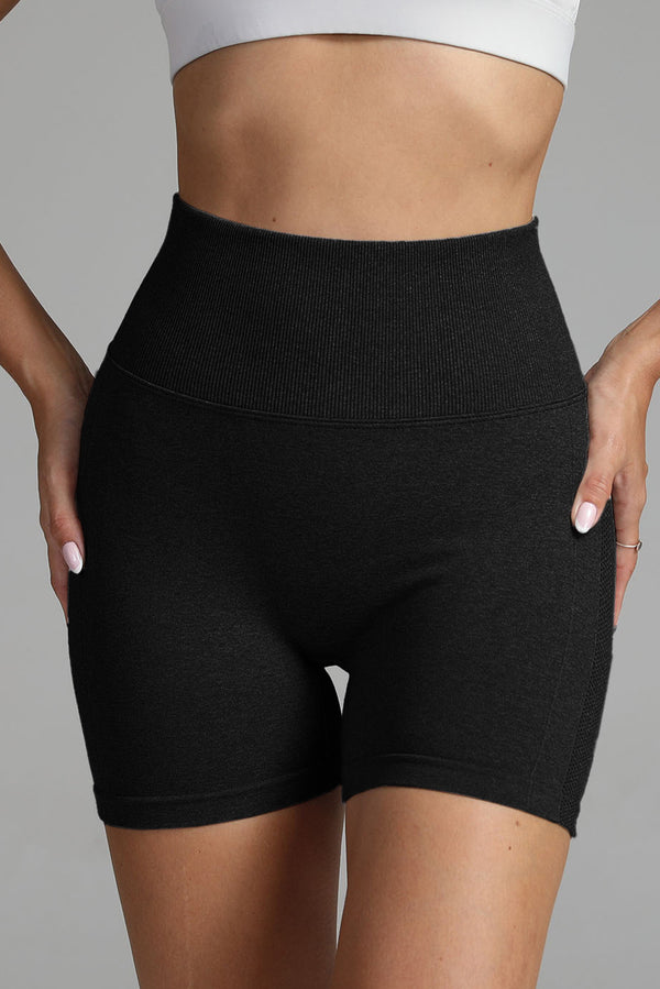 KaleaBoutique Solid Color High Waist Skinny Active Shorts - KaleaBoutique.com