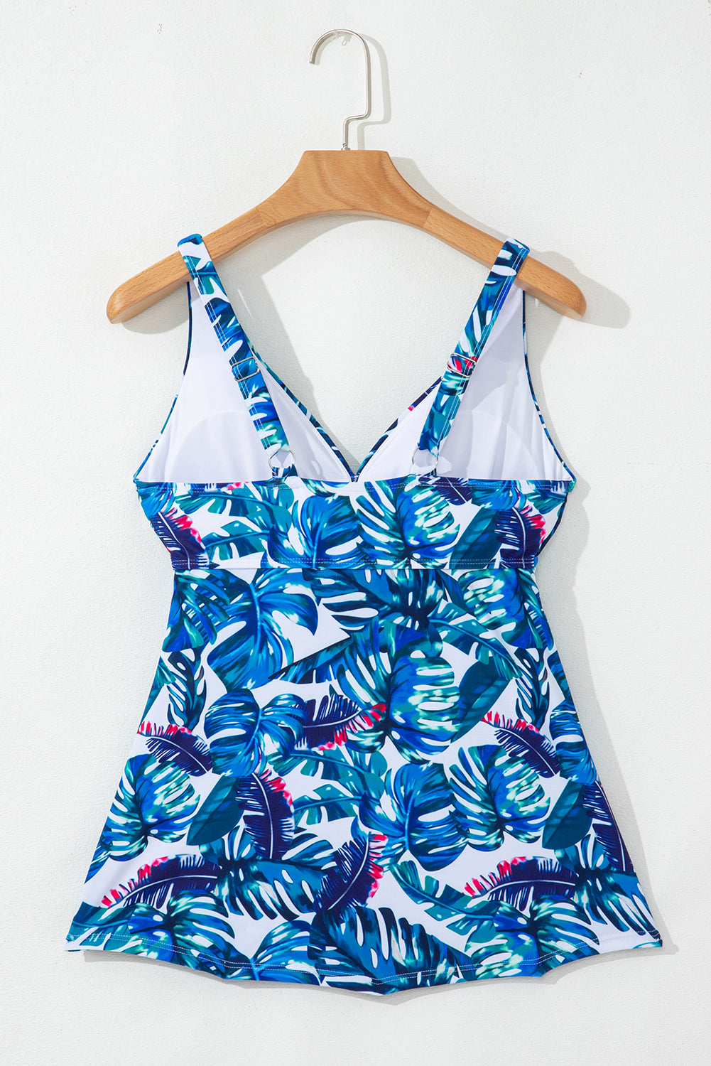 KaleaBoutique Beautiful Floral Print Padded V Neck Tankini Top - KaleaBoutique.com