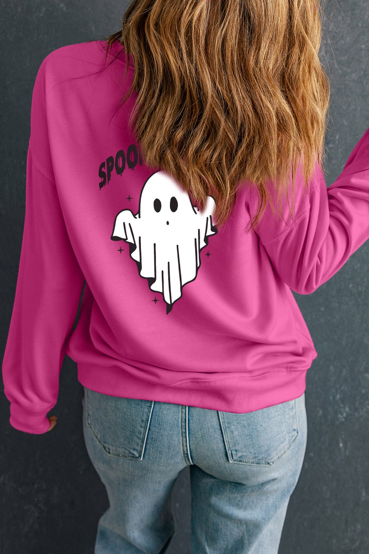 Bonbon Skeleton Hand Graphic Halloween Sweatshirt - KaleaBoutique.com
