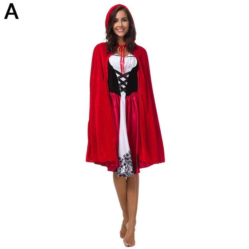 Halloween New Skull Print Witch Long Vampire Costume, Queen Dress Costume - KaleaBoutique.com