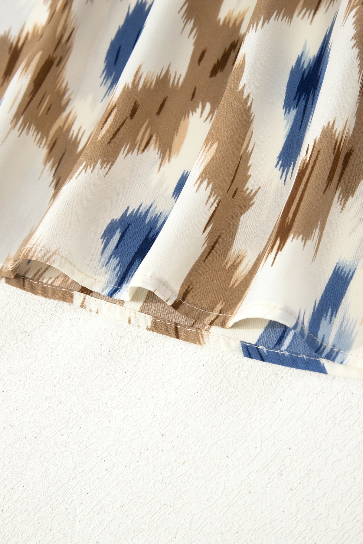 KaleaBoutique Stylish Boho Abstract Print V Neck Sleeveless Long Dress - KaleaBoutique.com