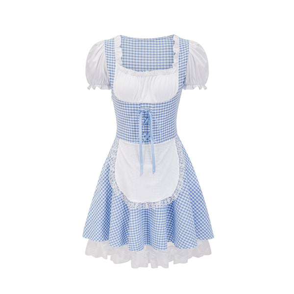 Halloween Retro Plaid Dress Beer Festival Costume - KaleaBoutique.com