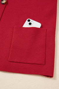 KaleaBoutique Comfortable Collared Button Front Wrapped Cardigan Jacket - KaleaBoutique.com