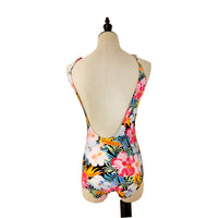 Women Geometric & Tropical Print Open-Back One-Piece Swimsuit - KaleaBoutique.com