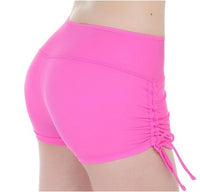 Women's Slim Fit Ruched Side-Tie Swim Shorts - KaleaBoutique.com