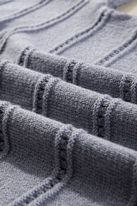 KaleaBoutique Boat Neck Drop Shoulder Pointelle Knit Sweater - KaleaBoutique.com