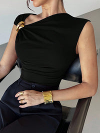 Elegant Minimalist Sleeveless Slimming Top For Women - KaleaBoutique.com