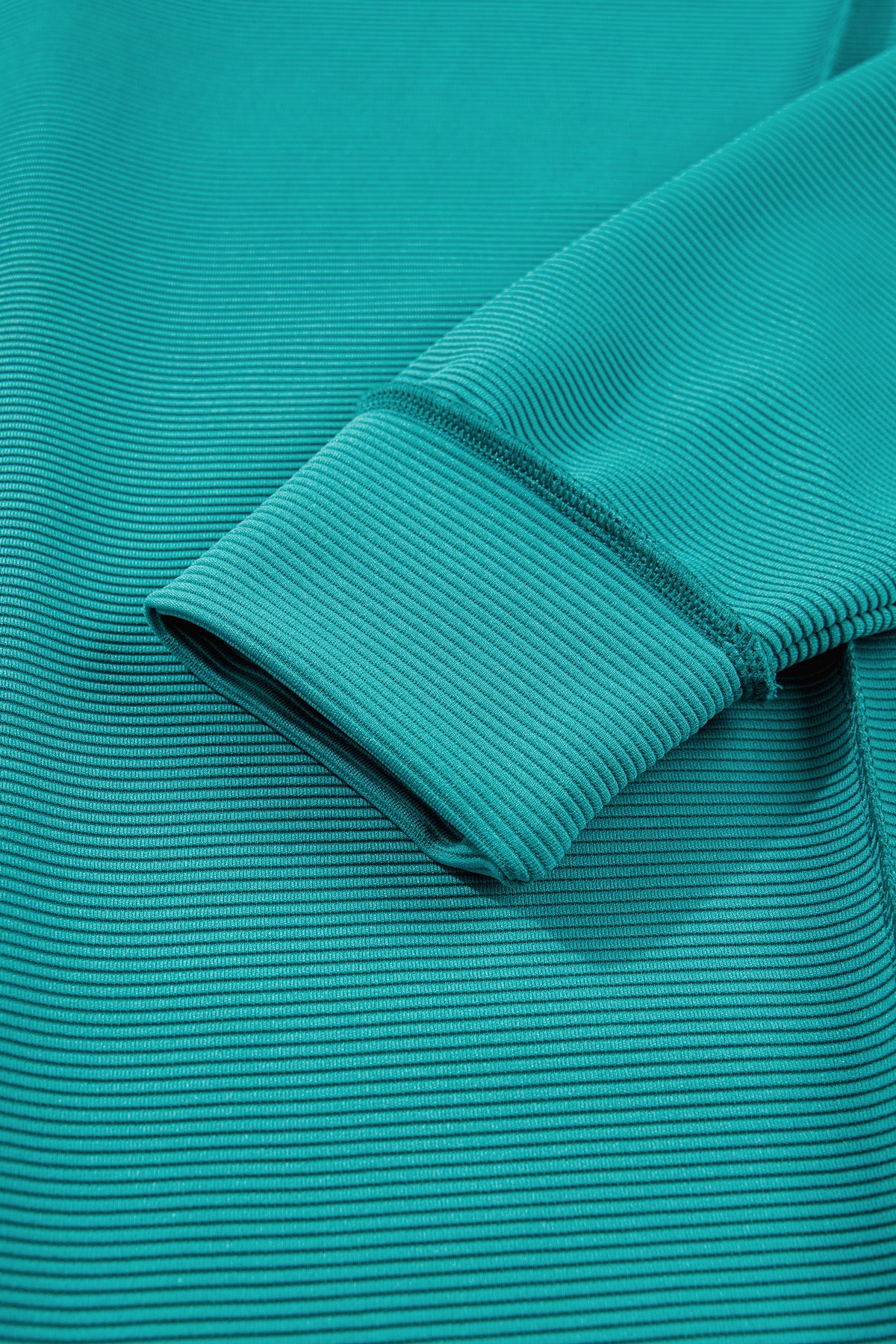 KaleaBoutique Stylish Horizontal Ribbed Exposed Seam Detail Drop Shoulder Baggy Pullover - KaleaBoutique.com
