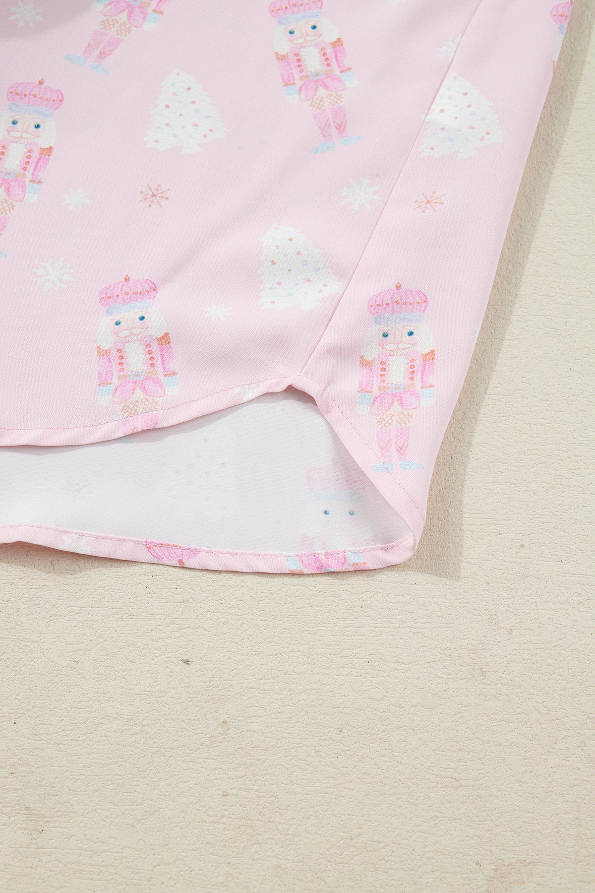 KaleaBoutique Stylish Bow Tie Front Christmas Nutcracker Long Sleeve Shirt Shorts Pajama Set - KaleaBoutique.com