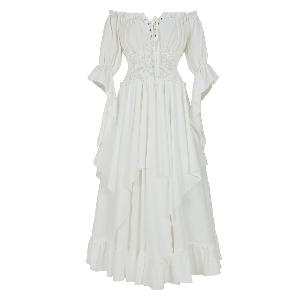 Retro Cosplay Halloween Pleated Corset Dress - KaleaBoutique.com
