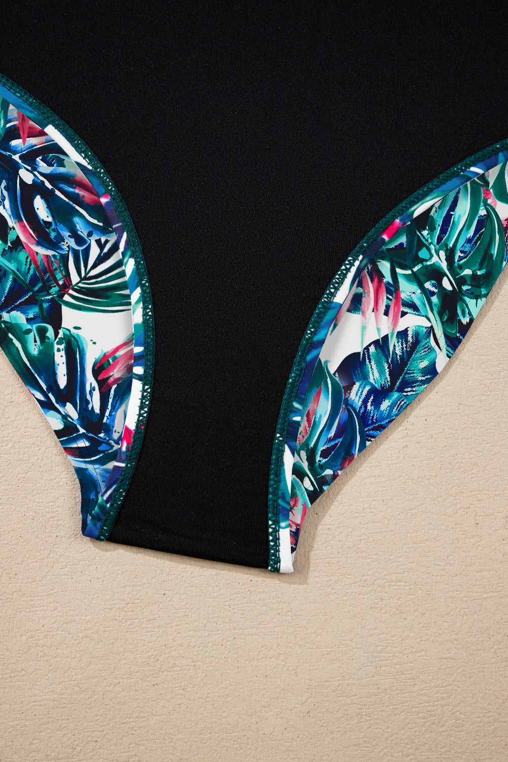 KaleaBoutique Drawstring Tummy Control Mix-and-match 2pcs Tankini Swimsuit