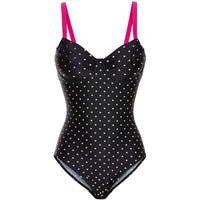 Women's Retro Polka Dot One-Piece Swimsuit by Kalea Boutique - KaleaBoutique.com