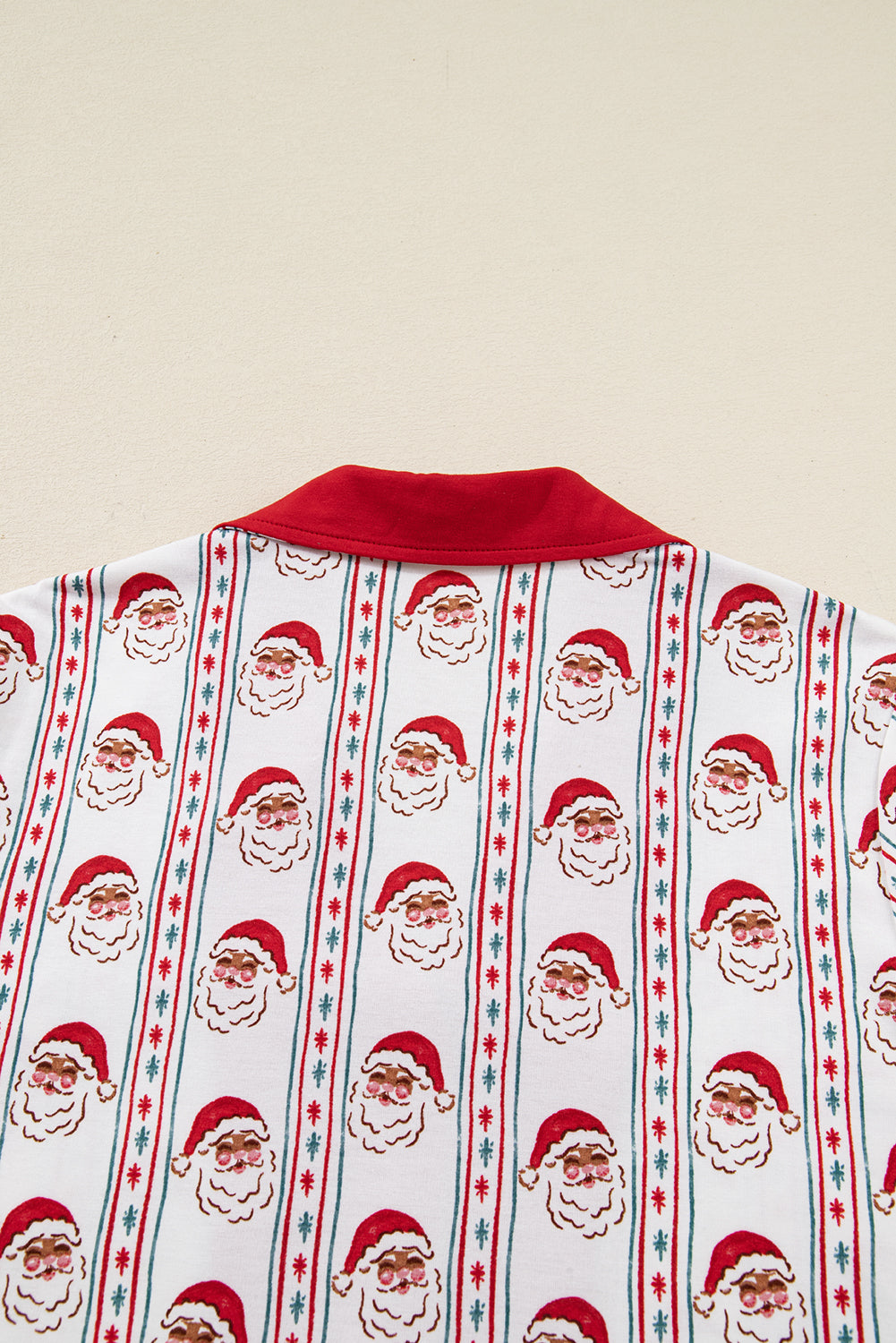 KaleaBoutique Stylish Santa & Stripes Ruffle PJ Set - KaleaBoutique.com