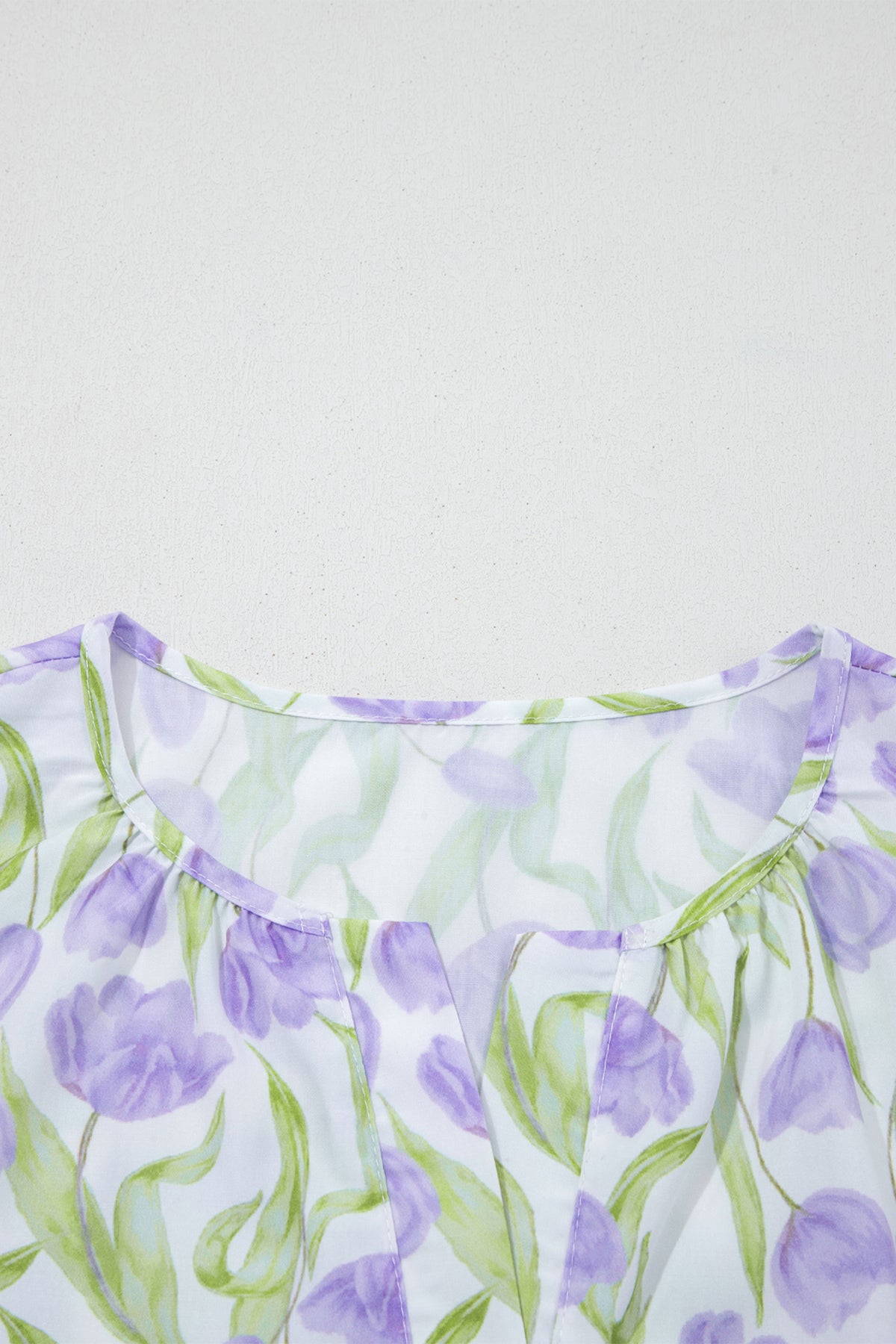 KaleaBoutique Comfortable Tulip Floral Print Contrast Trim Midi Dress - KaleaBoutique.com