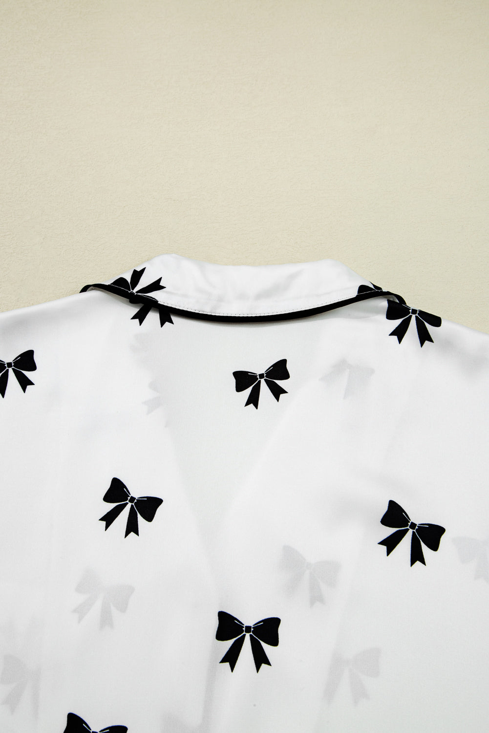 KaleaBoutique Comfortable Bows Print Two Piece Sleepwear - KaleaBoutique.com
