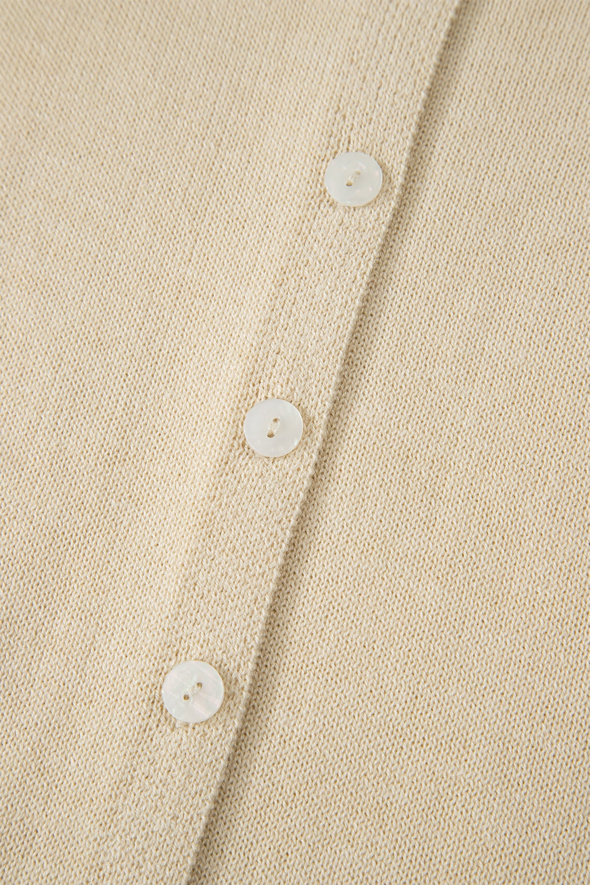 KaleaBoutique Stylish Buttoned Front Rolled Hem Cap Sleeve Sweater Top - KaleaBoutique.com