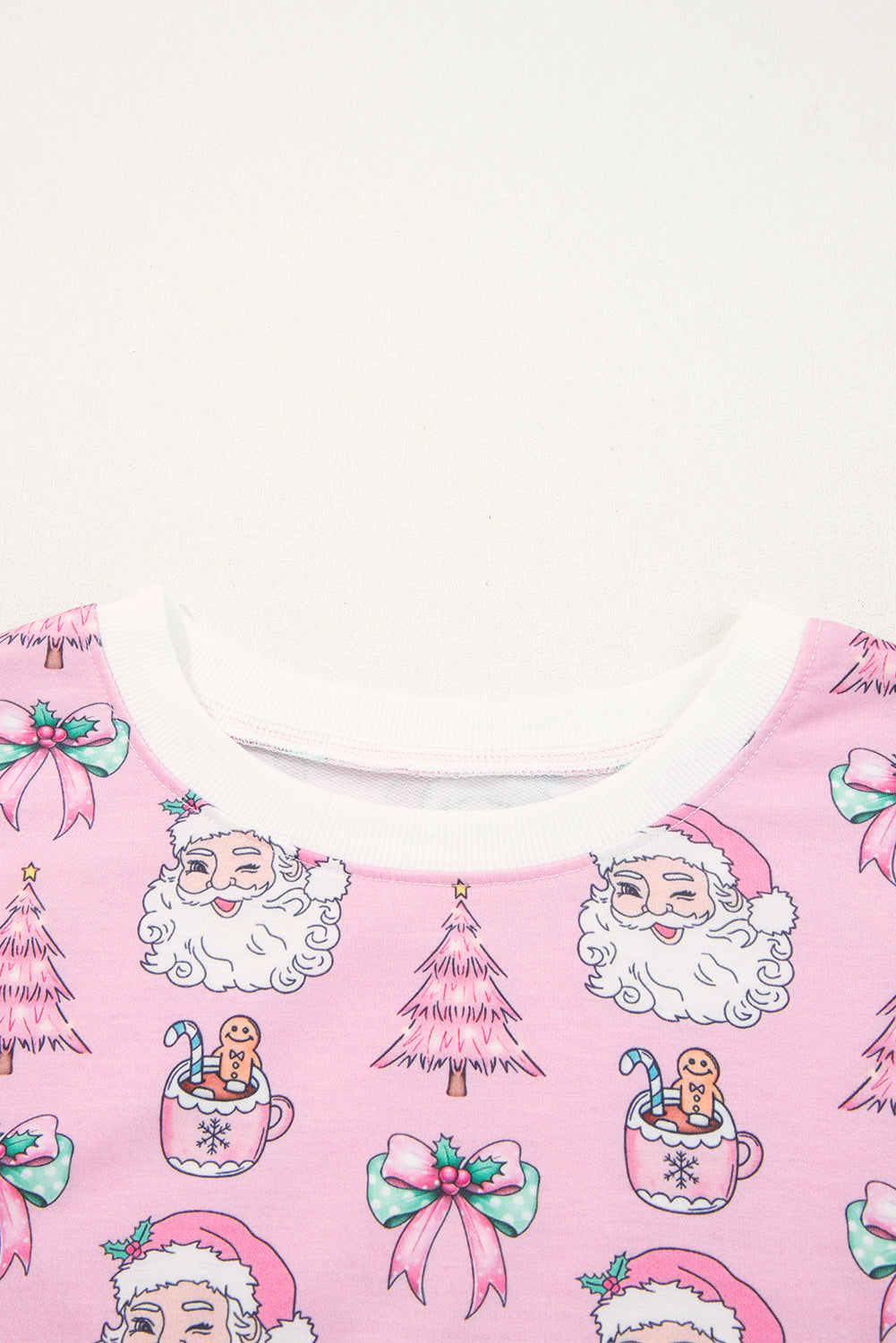 KaleaBoutique Stylish Ho Ho Ho Christmas Fashion Print 2pcs Lounge Short Set - KaleaBoutique.com