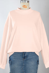 KaleaBoutique Comfortable Oversize Mock Neck Sweatshirt - KaleaBoutique.com