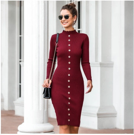 Knitted sweater dress - KaleaBoutique.com