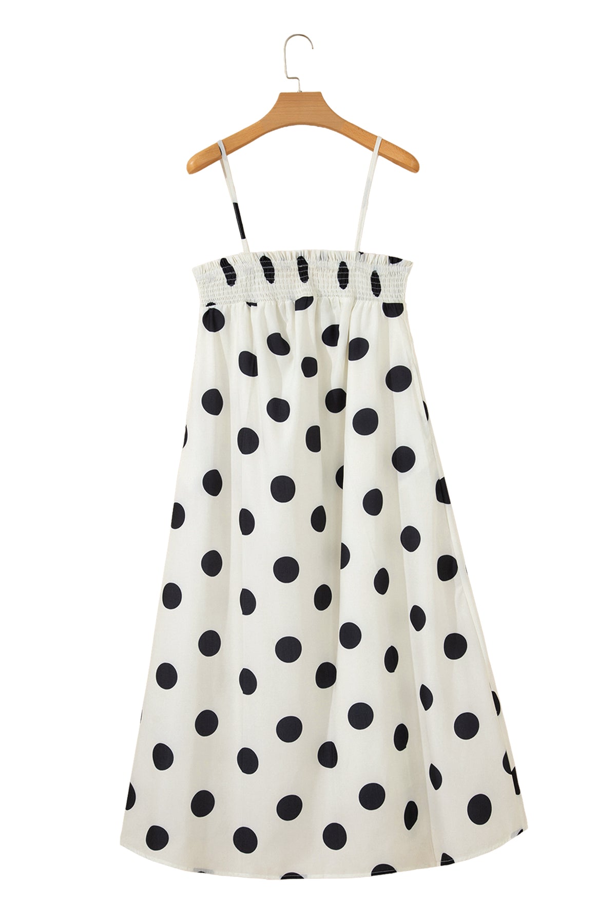 KaleaBoutique Stylish Polka Dot Spaghetti Straps Maxi Dress - KaleaBoutique.com