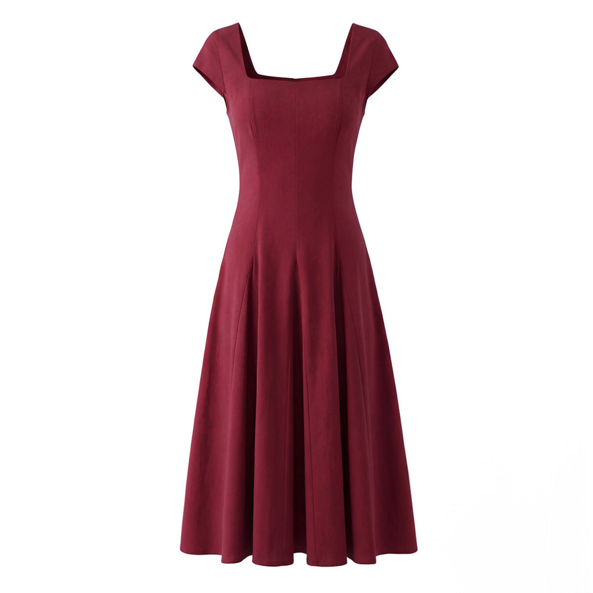 Back-strap Waist-cinching Elegant A-line Dress - KaleaBoutique.com
