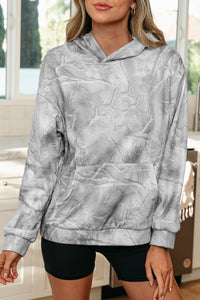 Stylish and Fun Camouflage Woodland Print Oversized Sporty Hoodie - KaleaBoutique.com