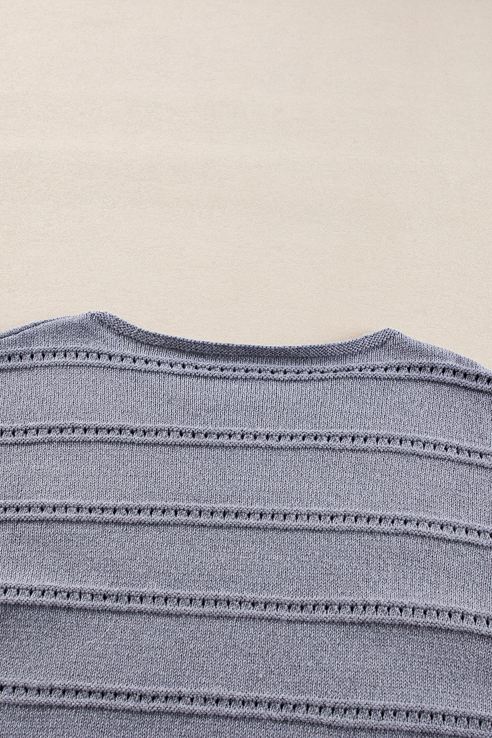 KaleaBoutique Boat Neck Drop Shoulder Pointelle Knit Sweater - KaleaBoutique.com