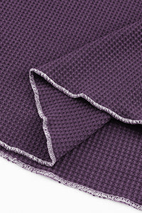 KaleaBoutique Stylish Textured Round Neck Long Sleeve Top - KaleaBoutique.com