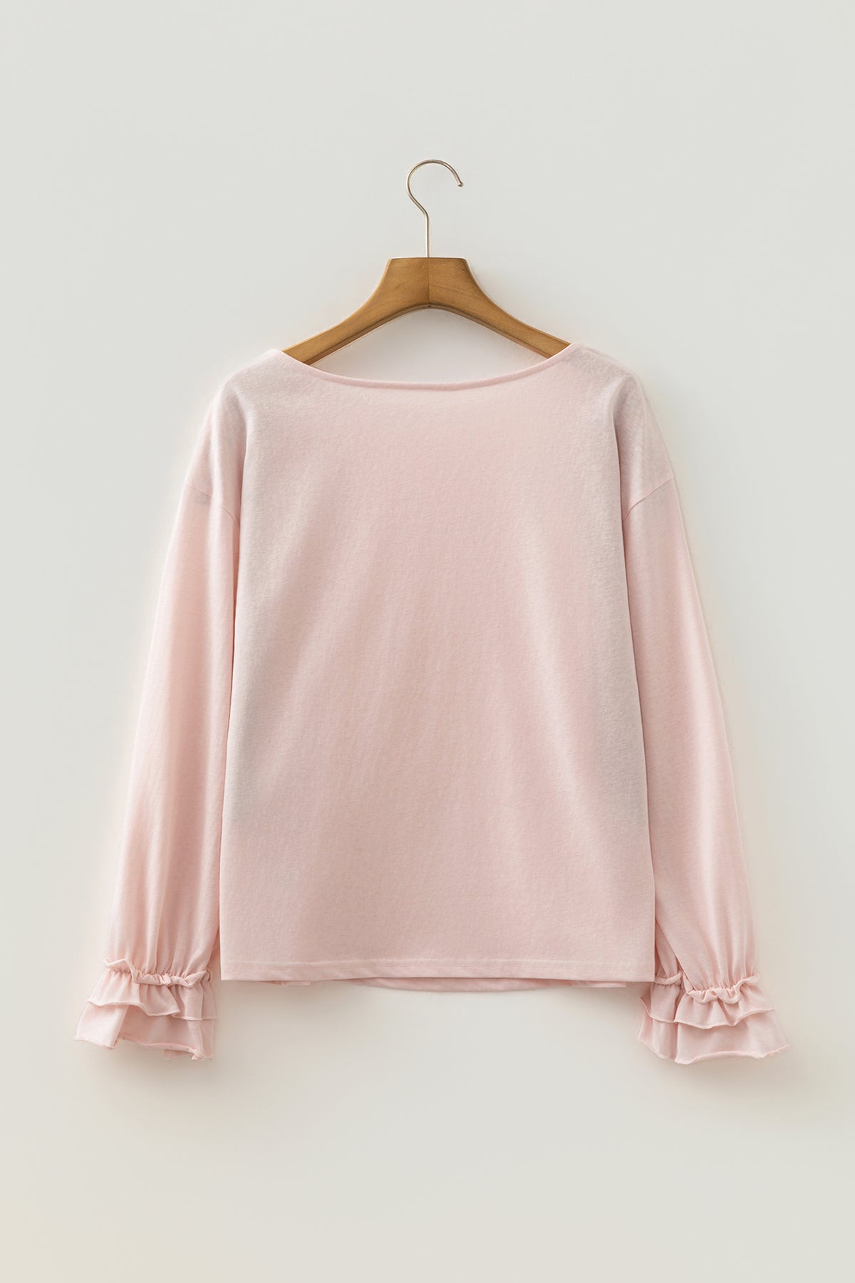 KaleaBoutique Stylish Long Sleeve Ruffle Cuff Casual Elegant Top - KaleaBoutique.com