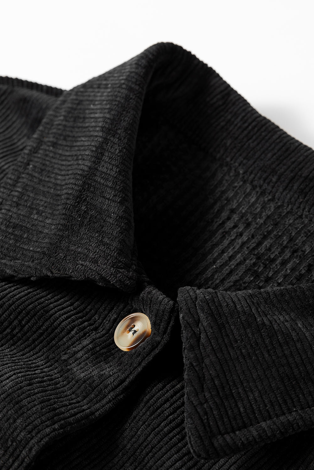 Corduroy Flap Pocket Button Up Shacket - KaleaBoutique.com