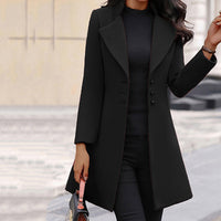 KaleaBoutique Women's Slim-Fit Single-Breasted Coat - KaleaBoutique.com