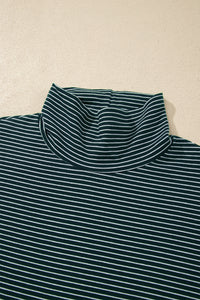 KaleaBoutique Comfortable High Neck Dropped Shoulder Long Sleeve Casual Top - KaleaBoutique.com