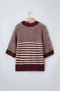 KaleaBoutique Comfortable 3/4 Draped Sleeve Slouchy Sweater - KaleaBoutique.com