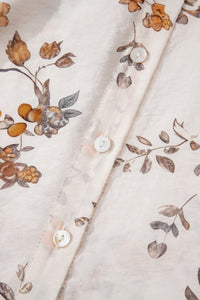 KaleaBoutique Stylish Floral Printed Silky Button Up Long Sleeve Shirt - KaleaBoutique.com