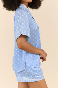 KaleaBoutique Stylish Dotted Print Soft Short Pajama Set - KaleaBoutique.com